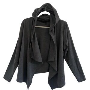 Torrid Women 0, 10/12‎ Long Sleeve Knit Open Front Cardigan Grey Sweater Blazer